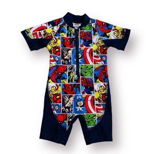 NWOT Marvel Comics Rashguard Size 12-18 Months